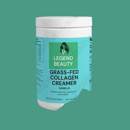 V Legend Beauty Women-Hair-Nail-Skin  Grass-Fed Collagen Creamer Powder(Vanilla)