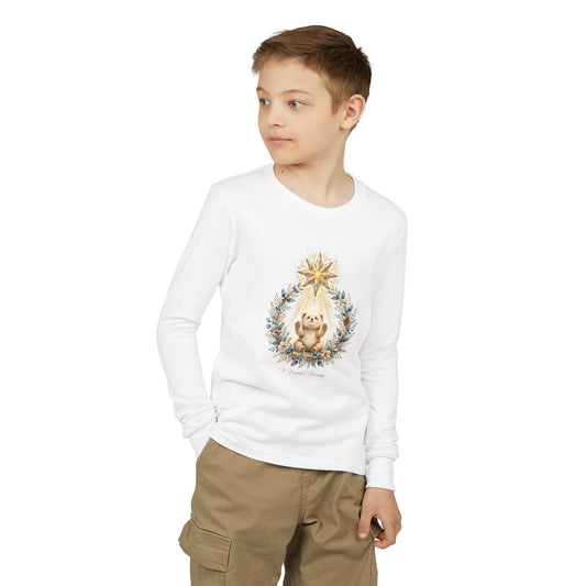 Bethlehem Star Bear Son Long Sleeve Kids T-Shirt