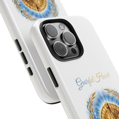 Grateful Heart Golden Turkey Phone Case | Thanksgiving Christian Gift | V Legend Beauty