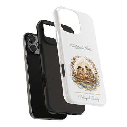 The Grateful Table Phone Case | Thanksgiving Christian Gift | V Legend Beauty