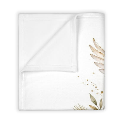 V Legend Beauty White Christmas Christian Blanket – Christmas Dove Cozy Throw