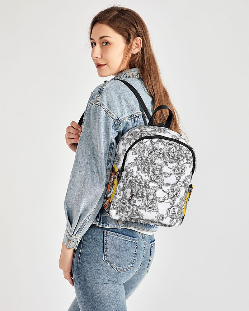 V Legend Gift:Tiger Mini Canvas Backpack