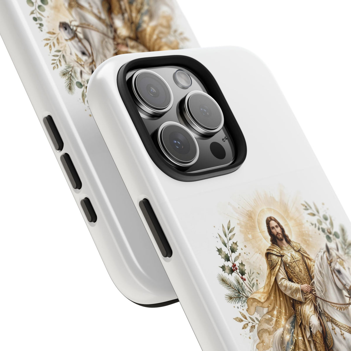 V Legend Beauty Golden Armor Jesus Phone Case – iPhone