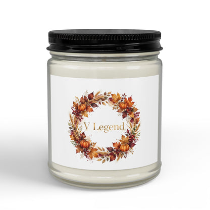 V Legend Beauty Thanksgiving Harvest Wreath Candle