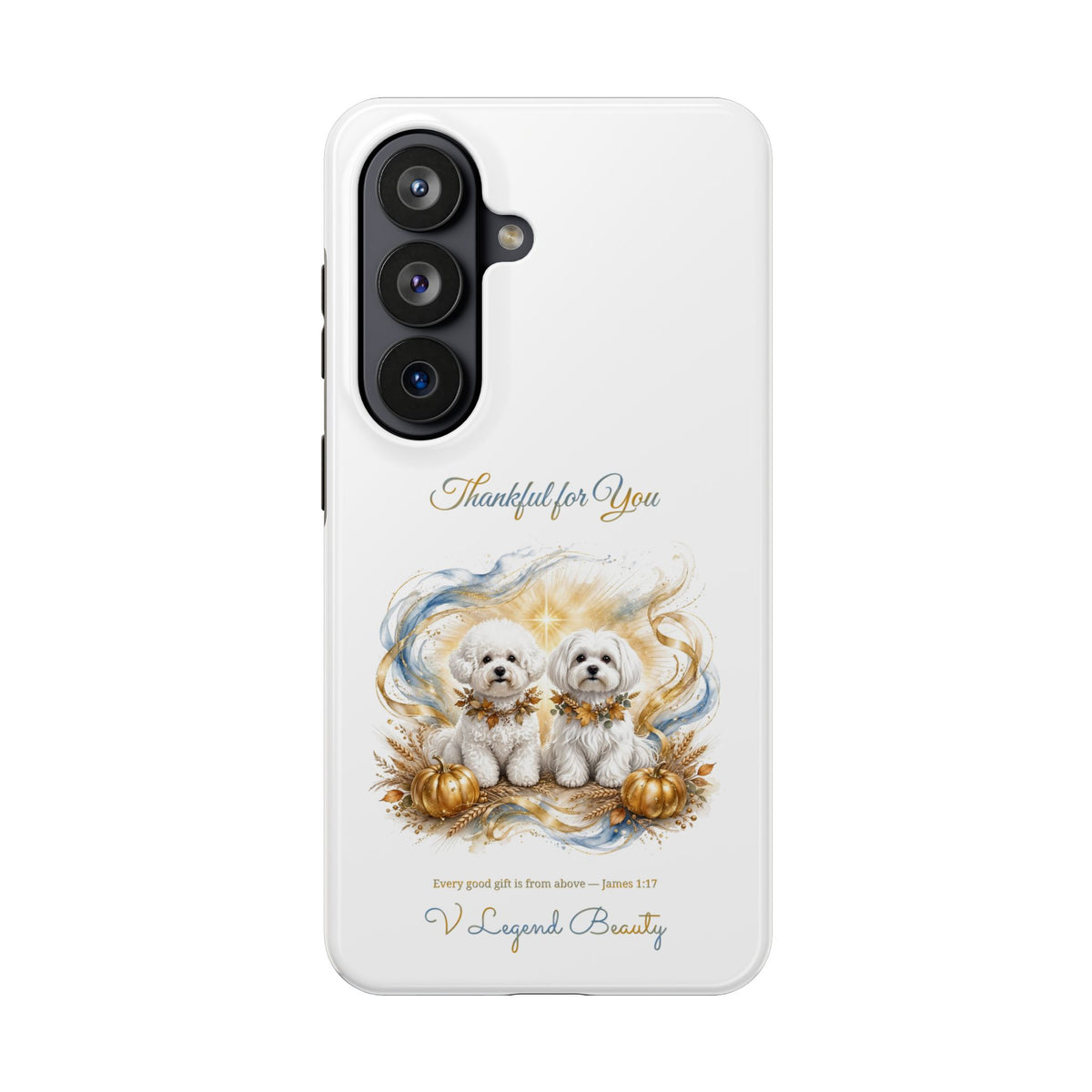 Thankful for You Samsung Case | Thanksgiving Christian Gift | V Legend Beauty