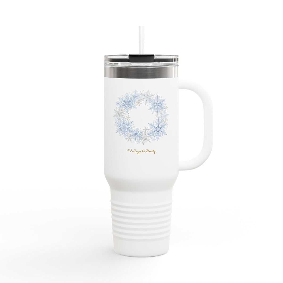 Sparkling Ice Snowflake Tumbler 40oz