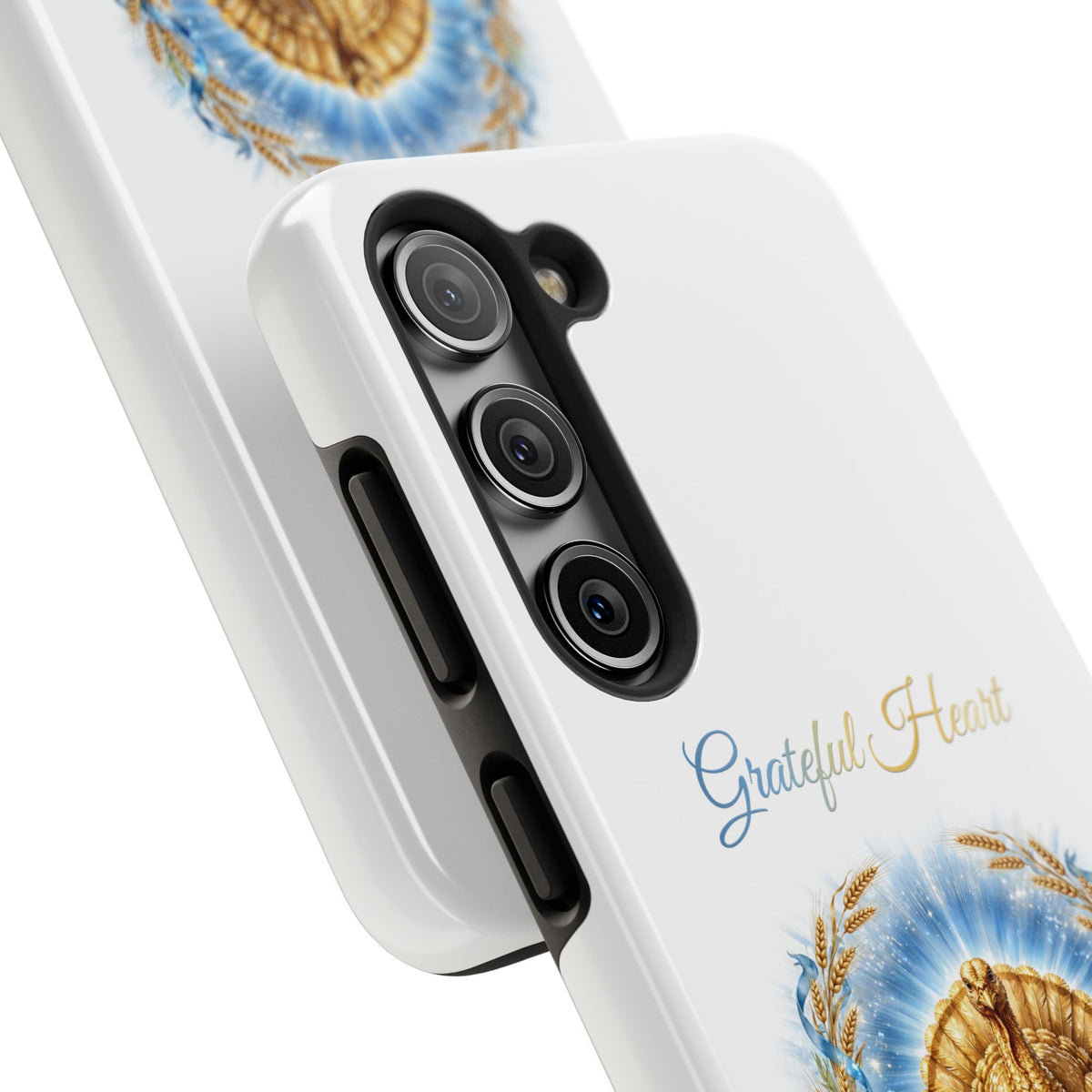 Grateful Heart Golden Turkey Phone Case | Thanksgiving Christian Gift | V Legend Beauty