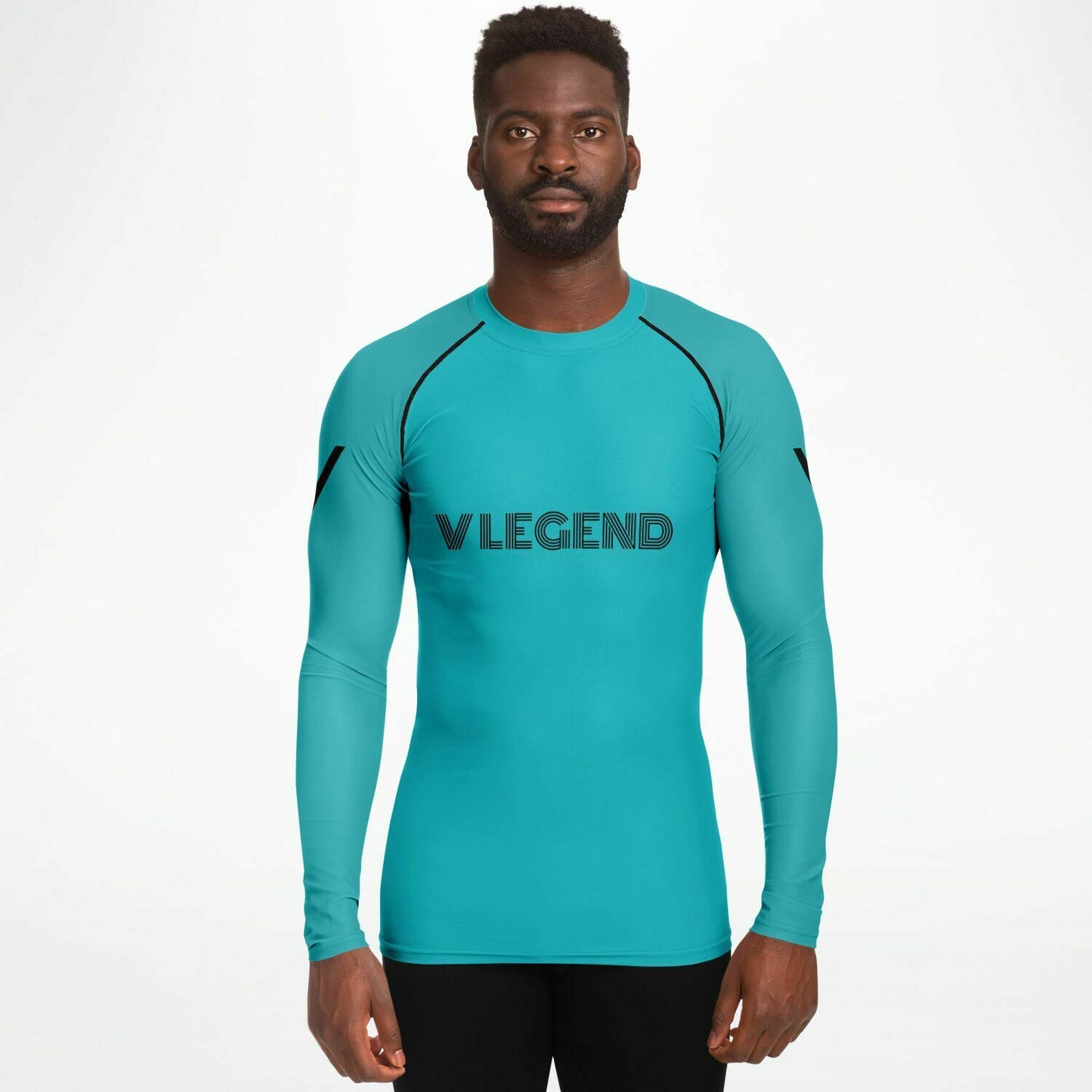 V Legend 2024 Men's Sports Handsome Rashguard - Light Green