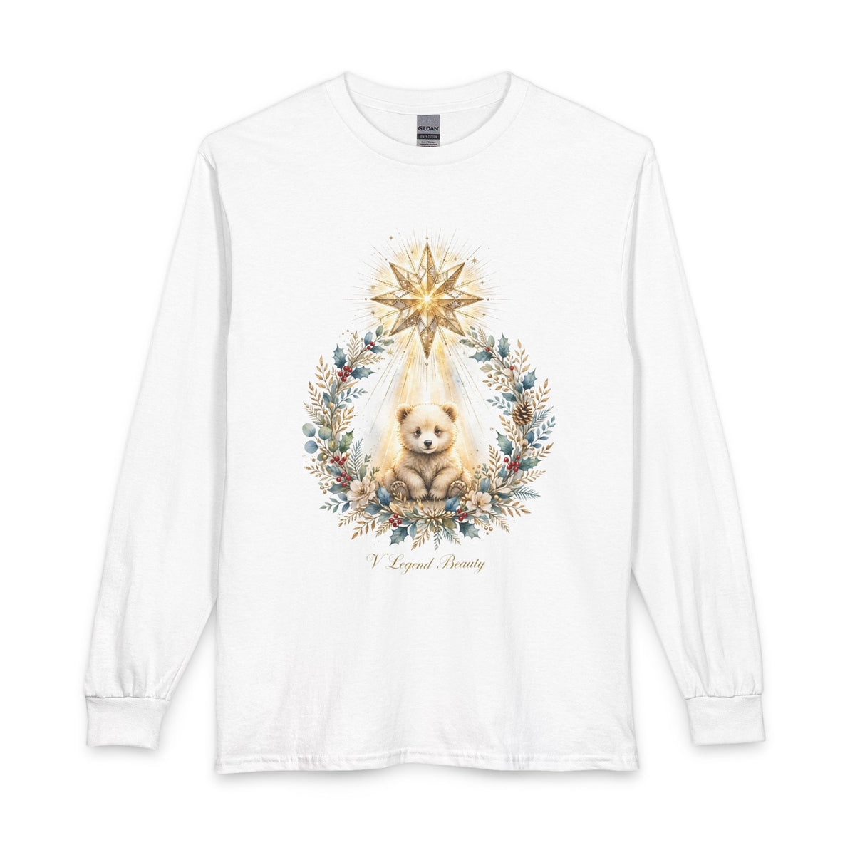 Bethlehem Star Bear Dad Long Sleeve T-Shirt