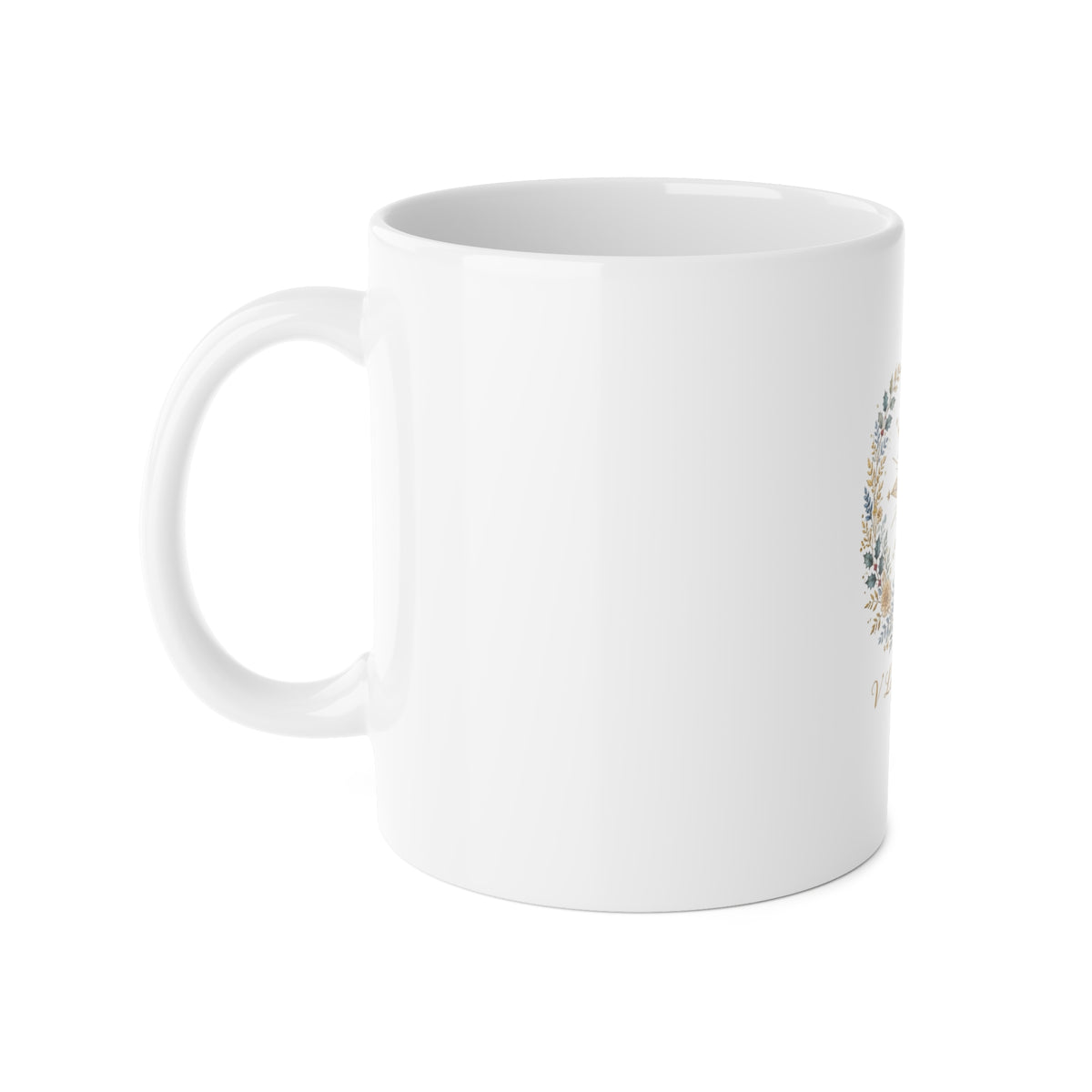 V Legend Beauty Embroidered Bethlehem Star Mug – 11oz