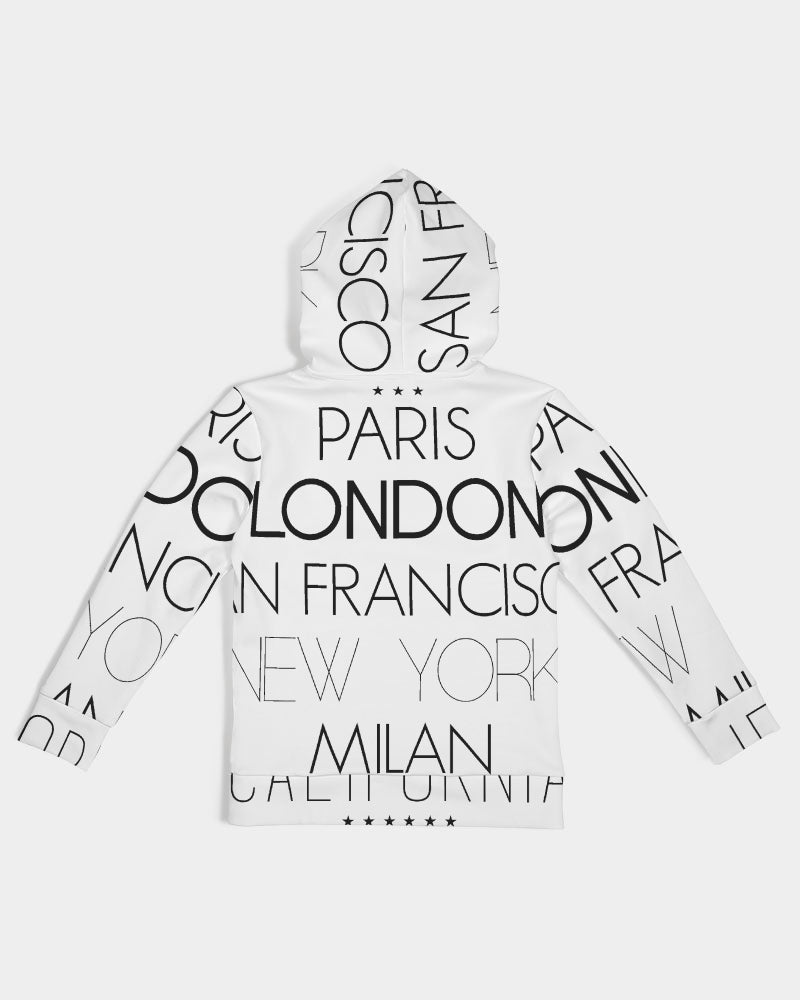 V Legend In Fashion City Kids All-Over Print Hoodie