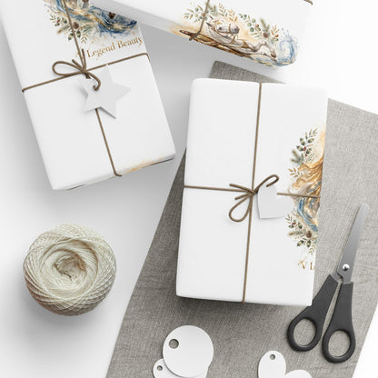 V Legend Beauty Jesus White Horse Luxury Wrapping Paper