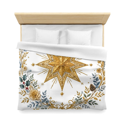 V Legend Beauty Christmas Bethlehem Star Microfiber Duvet Cover