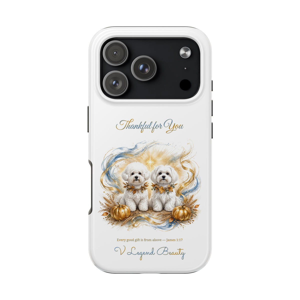 Thankful for You iPhone Case | Thanksgiving Christian Gift | V Legend Beauty