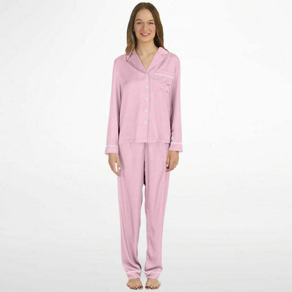 V Legend Women's 2024 Satin Pajamas - Little Pinky (Mother Love 6 Colors)