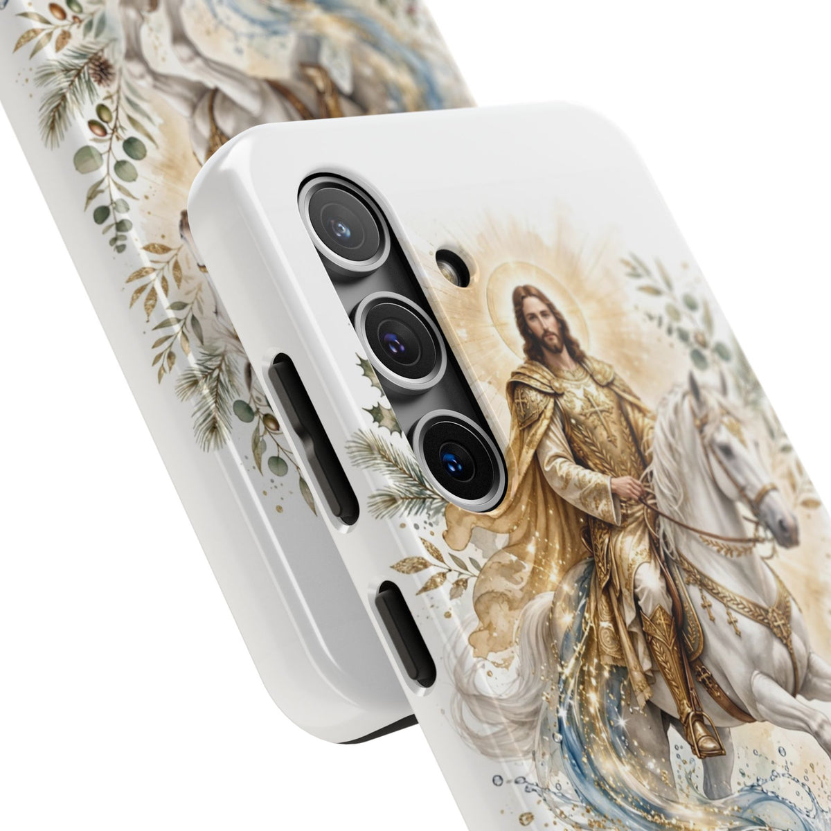 V Legend Beauty Golden Armor Jesus Phone Case – Samsung