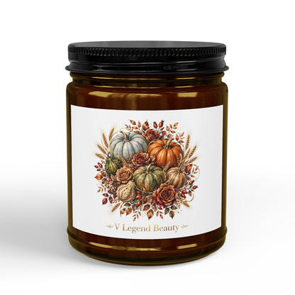 V Legend Beauty Thanksgiving Golden Pumpkin Candle