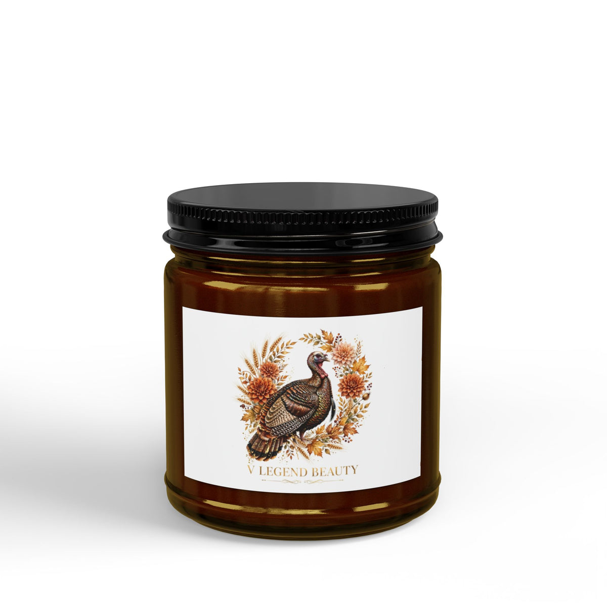 V Legend Beauty Thanksgiving Golden Turkey Candle
