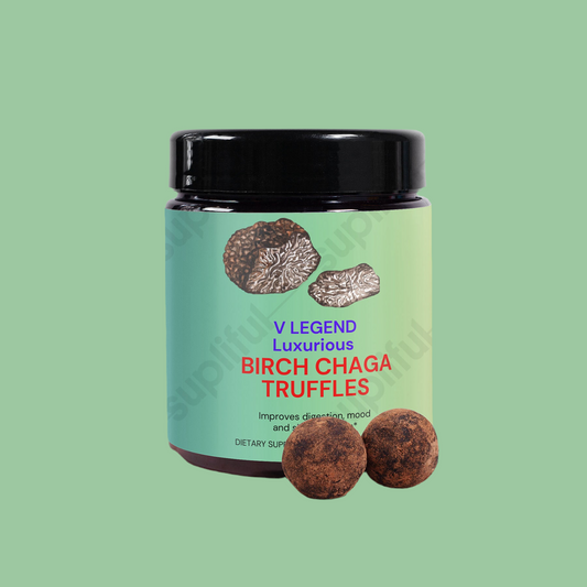 V Legend Luxury Birch Chaga Truffles ( REAL 30 TRUFFLES)