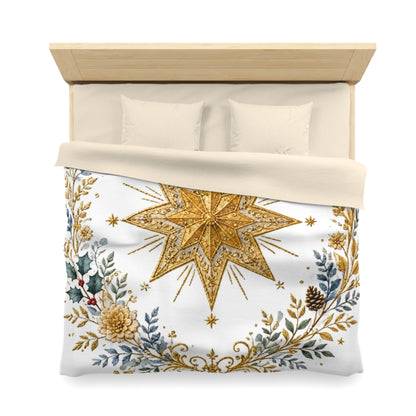 V Legend Beauty Christmas Bethlehem Star Microfiber Duvet Cover