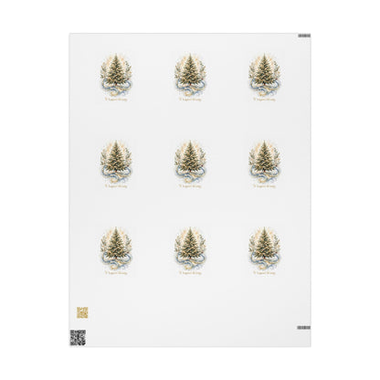 V Legend Beauty Christmas Tree Luxury Wrapping Paper
