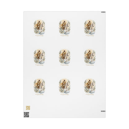 V Legend Beauty Jesus White Horse Luxury Wrapping Paper