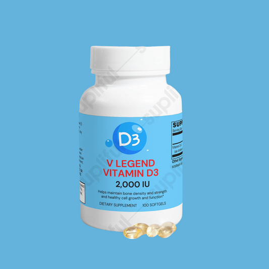 V Legend Vitamin D3 2,000 IU For Adult (2022 GMP CERTIFICATE)