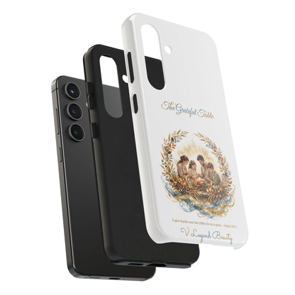 The Grateful Table Phone Case | Thanksgiving Christian Gift | V Legend Beauty