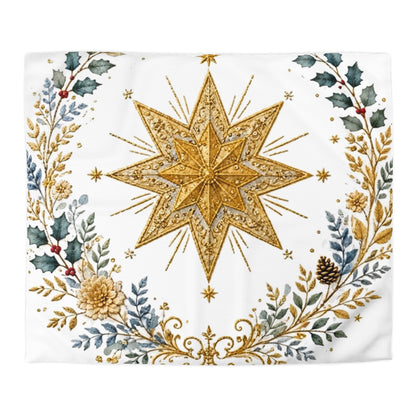 V Legend Beauty Christmas Bethlehem Star Microfiber Duvet Cover