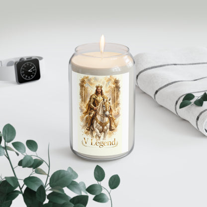 Golden Armor Jesus Christian Prayer Candle | Religious Scented Candle for Devotion & Gifts | V Legend Beauty
