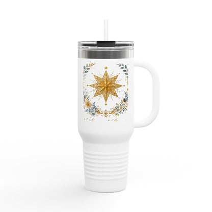 V Legend Beauty Bethlehem Star Tumbler – White 40oz