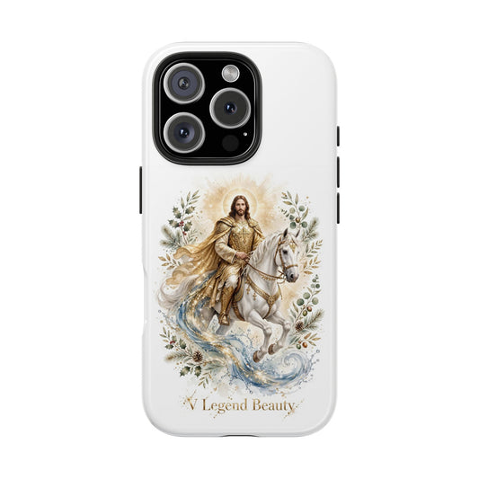 V Legend Beauty Golden Armor Jesus Phone Case – iPhone