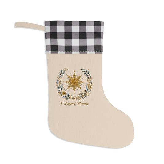 V Legend Beauty Embroidered Bethlehem Star Christmas Stocking