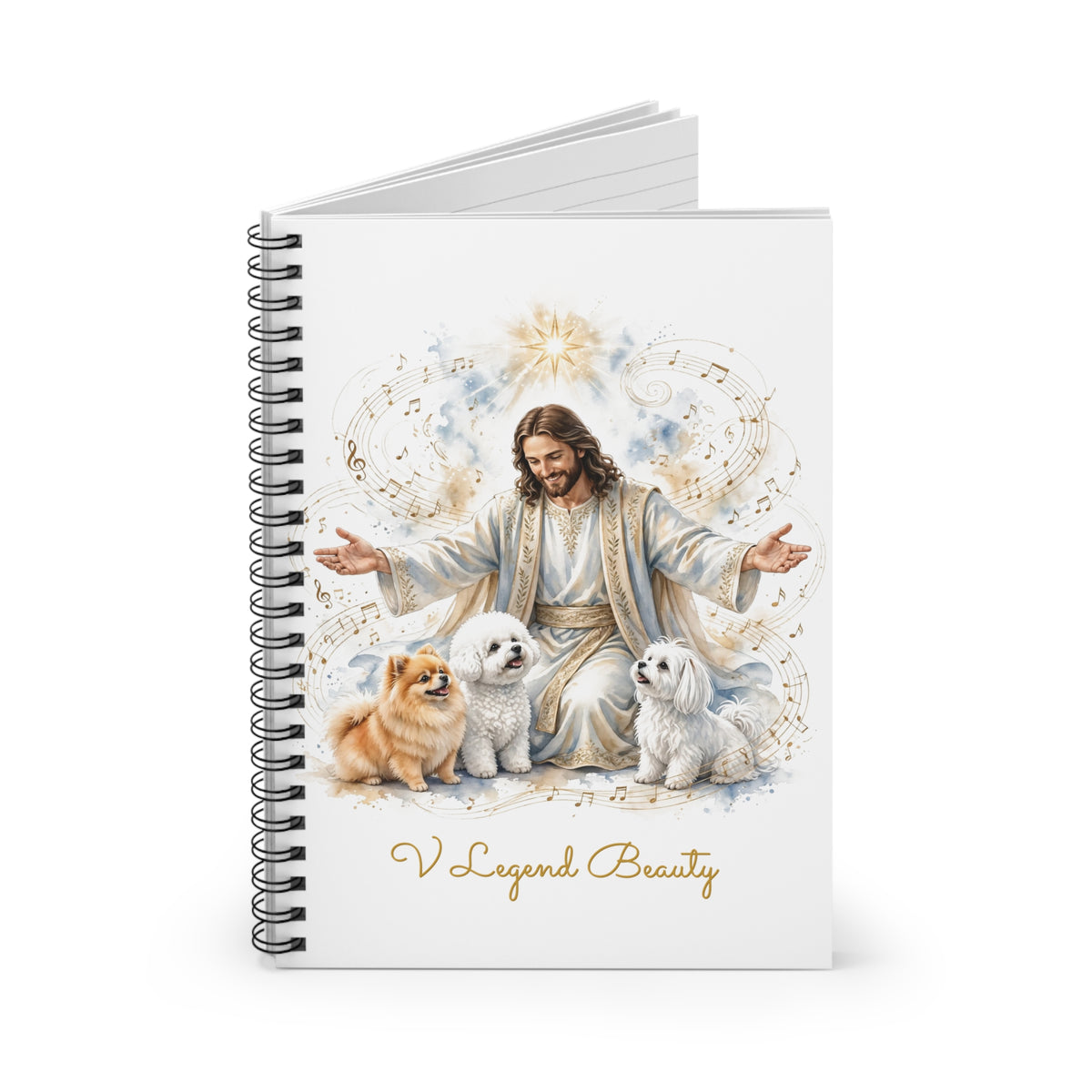 Charlie Amore Kingking with Jesus Notebook