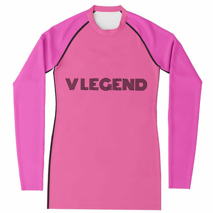 V Legend 2024 Women's Gym Rashguard -Light Pink