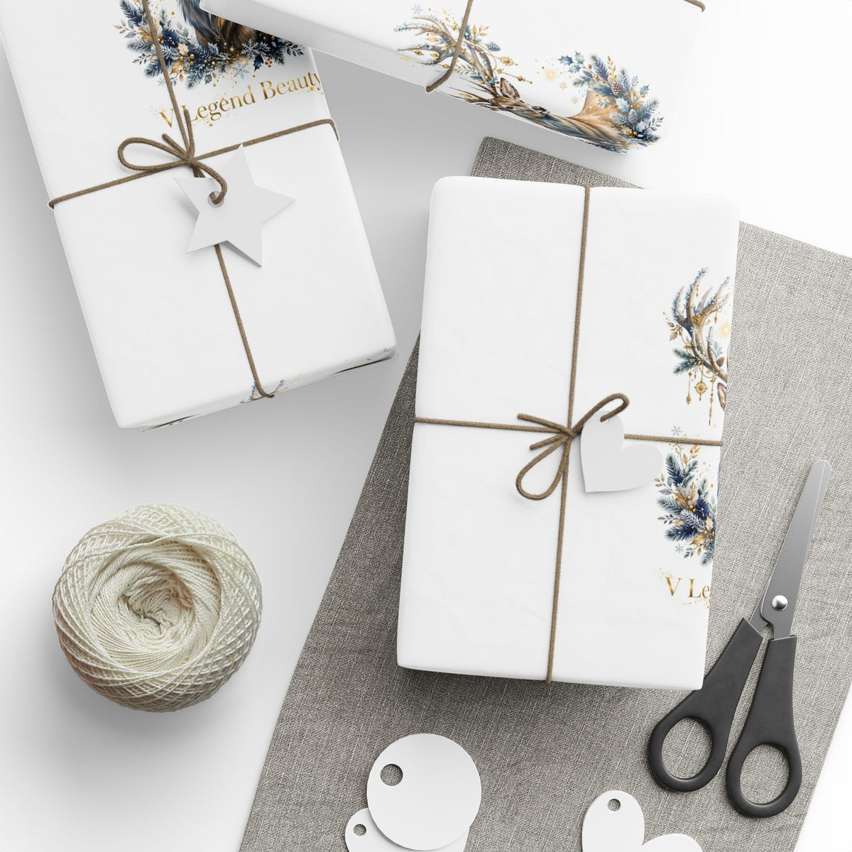 V Legend Beauty Dove River of Life Luxury Wrapping Paper