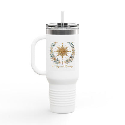 V Legend Beauty Bethlehem Star Tumbler – White 40oz