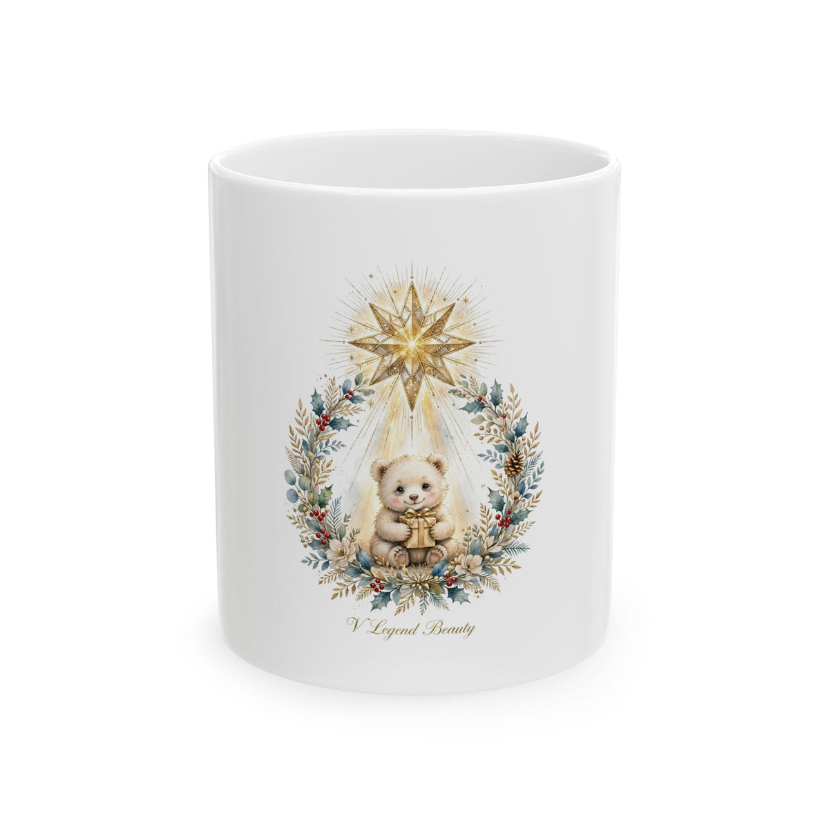 Bethlehem Star Bear Daughter Christmas Mug