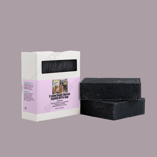 V Legend Beauty Charcoal Essential Oil Pro-Soap