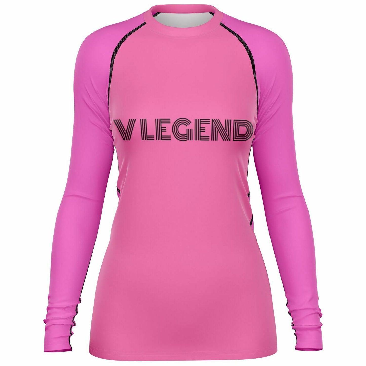 V Legend 2024 Women's Gym Rashguard -Light Pink