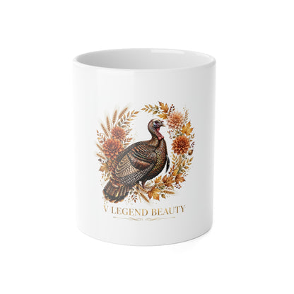 V Legend Beauty Thanksgiving Golden Turkey Mug