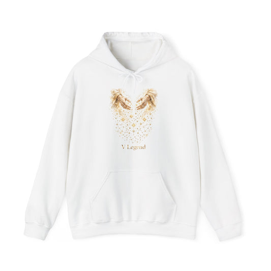 V Legend Beauty Thanksgiving White Horse Turkey Hoodie