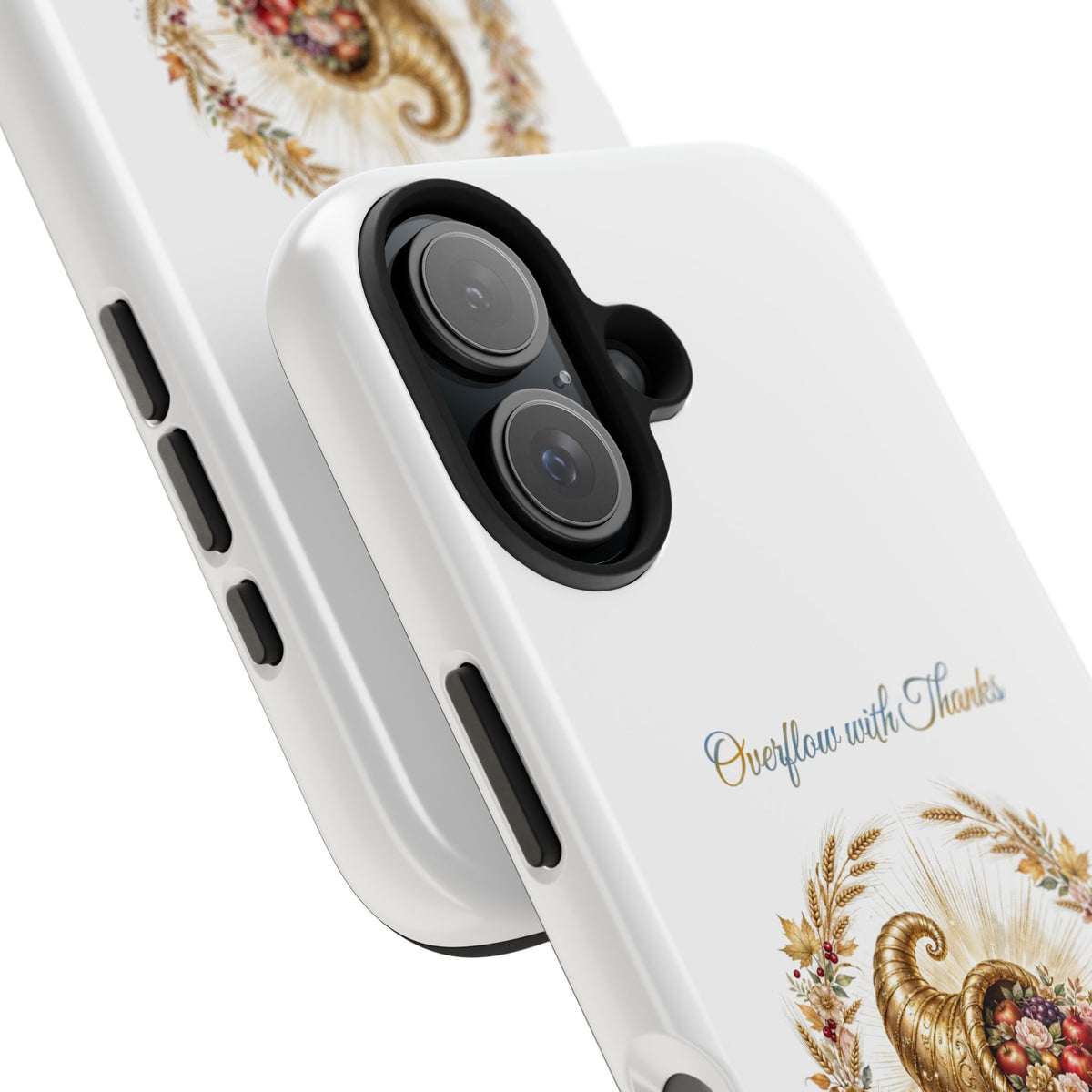 Overflow with Thanks Phone Case | Thanksgiving Christian Gift | V Legend Beauty