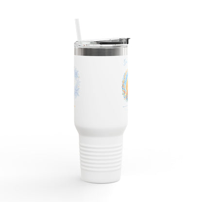 Thanksgiving 40oz Tumbler | Grateful Heart Golden Turkey Christian Travel Tumbler | V Legend Beauty