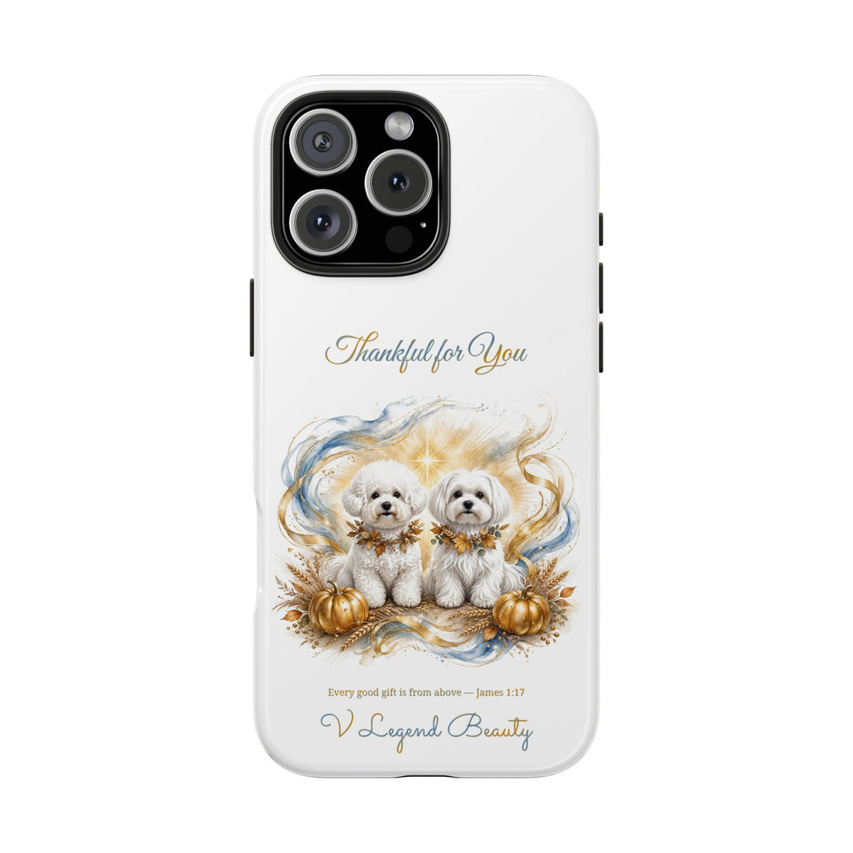 Thankful for You iPhone Case | Thanksgiving Christian Gift | V Legend Beauty