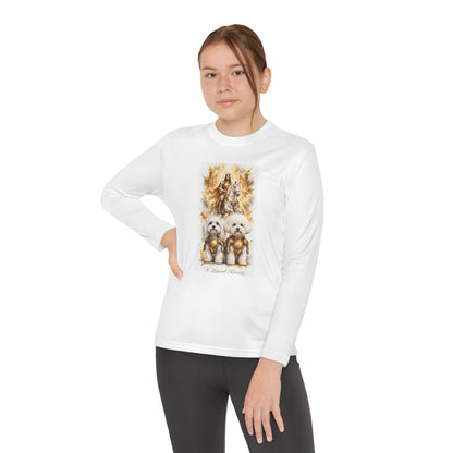 V Legend Beauty | Jesus and Dogs Shield Long Sleeve