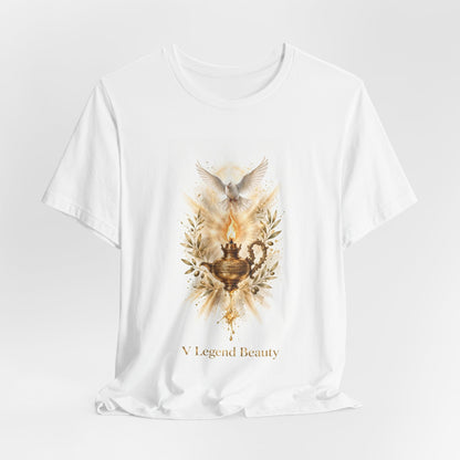V Legend Beauty Thanksgiving White Horse Turkey T-Shirt