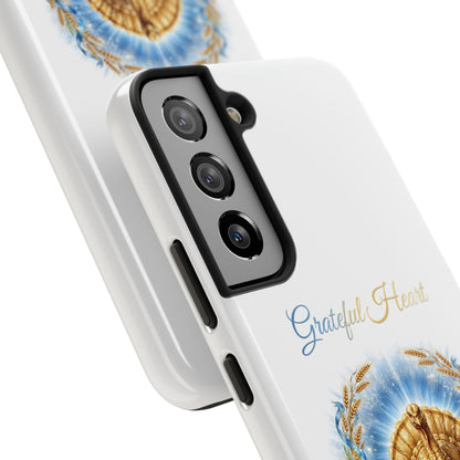 Grateful Heart Golden Turkey Phone Case | Thanksgiving Christian Gift | V Legend Beauty