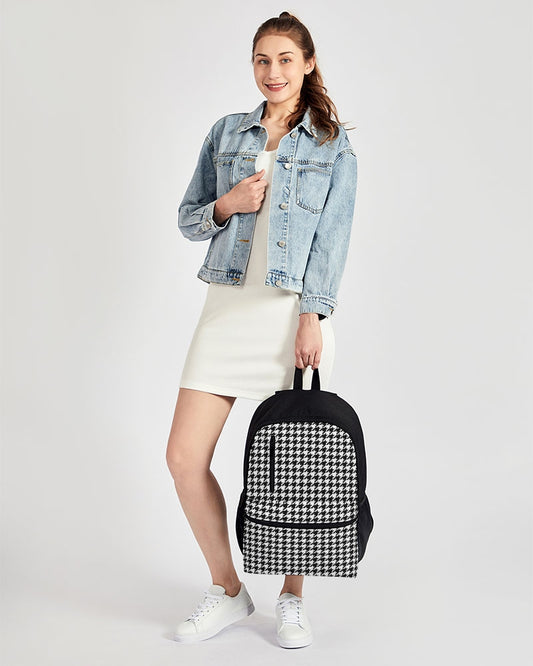 V Legend NYC Stylist  Duo-Zip Front Canvas Backpack