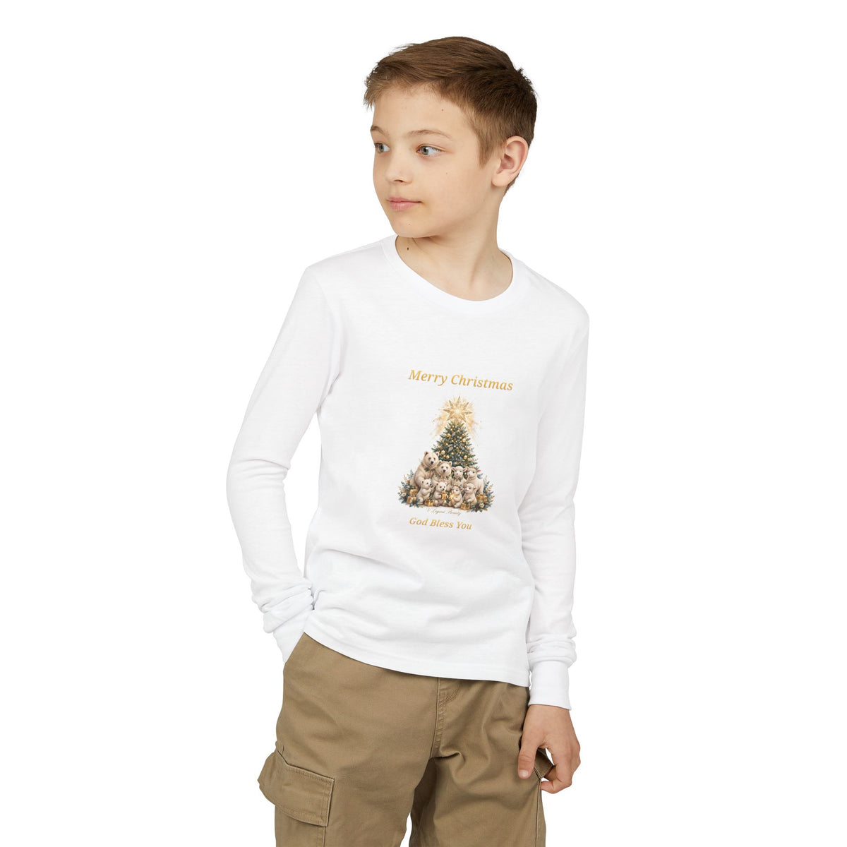 Bethlehem Star Family Long Sleeve Kids T-Shirt